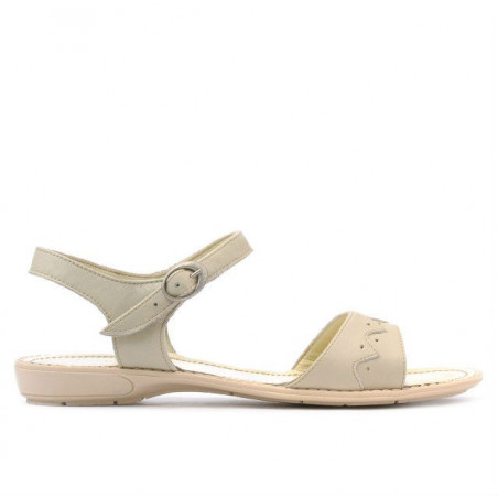 Sandale dama 590 bej+caramel