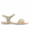 Sandale dama 590 bej+caramel