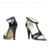 Sandale dama 1239-1s lac negru