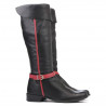 Cizme dama 3263 negru+bordo