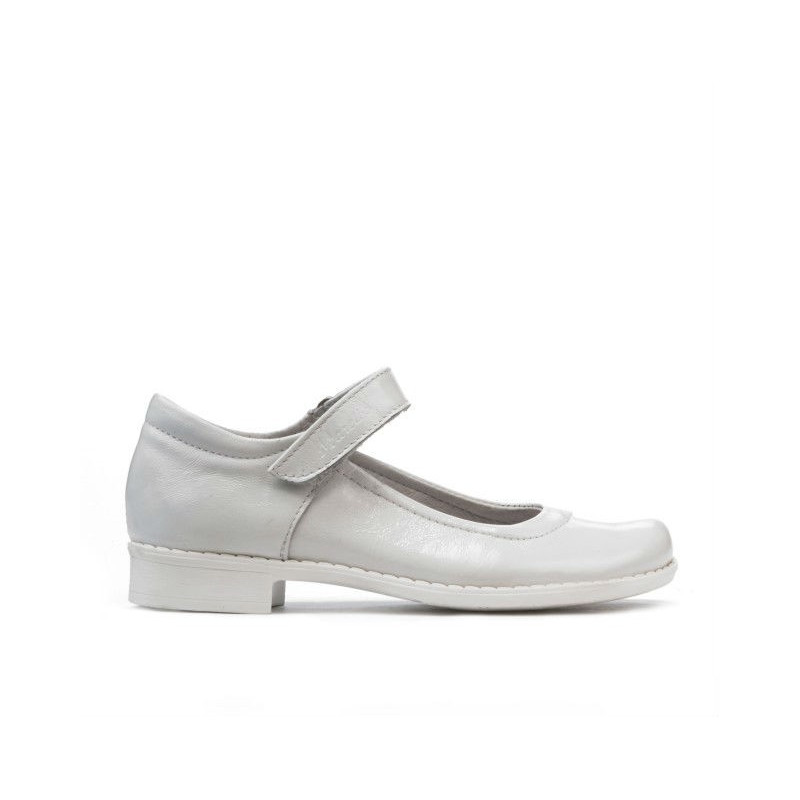 Pantofi copii 121 lac alb