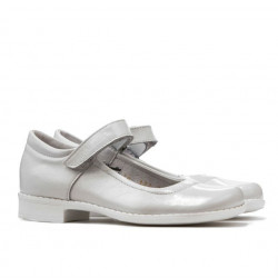 Pantofi copii 121 lac alb
