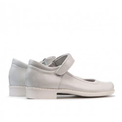 Pantofi copii 121 lac alb
