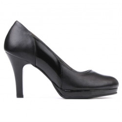 Pantofi eleganti dama 1207 negru combinat