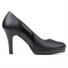 Pantofi eleganti dama 1207 negru combinat