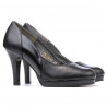 Pantofi eleganti dama 1207 negru combinat