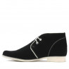 Ghete adolescenti 464 negru velur+alb