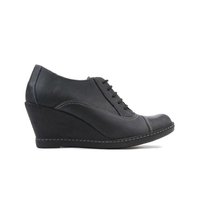 Pantofi casual dama 609 tuxon negru
