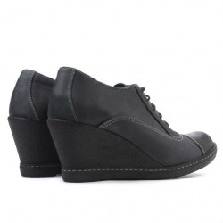 Pantofi casual dama 609 tuxon negru