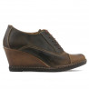 Pantofi casual dama 609 tuxon cafe