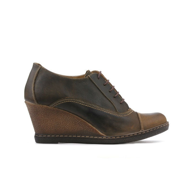 Pantofi casual dama 609 tuxon cafe