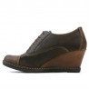 Pantofi casual dama 609 tuxon cafe