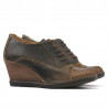 Pantofi casual dama 609 tuxon cafe