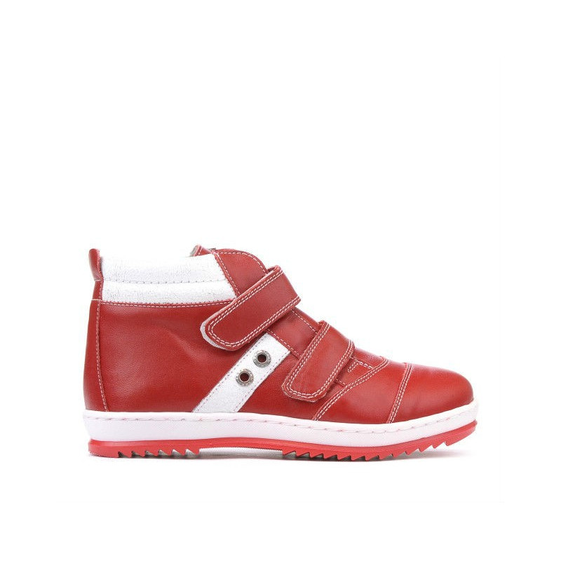 Ghete copii 3207 rosu+alb
