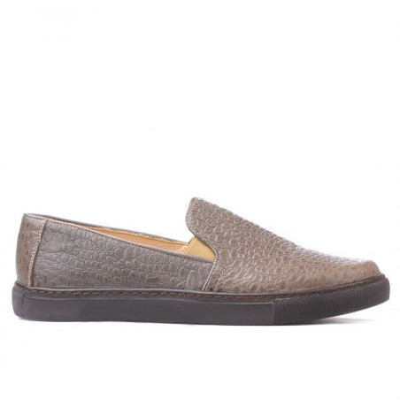 Pantofi sport dama 658 croco nisip