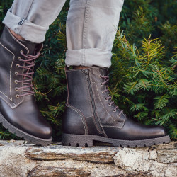 Férfi bakancs 498m kávé