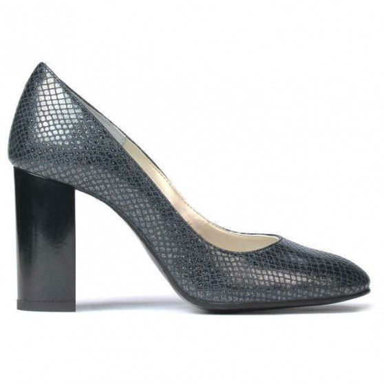 Pantofi eleganti dama 1269 piton indigo