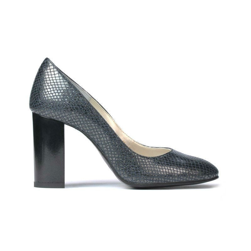 Pantofi eleganti dama 1269 piton indigo
