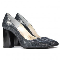 Pantofi eleganti dama 1269 piton indigo
