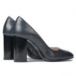 Pantofi eleganti dama 1269 piton indigo