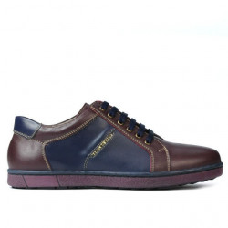 Pantofi sport barbati 849 bordo+indigo