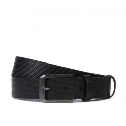 Curea barbati 15bp negru perforat