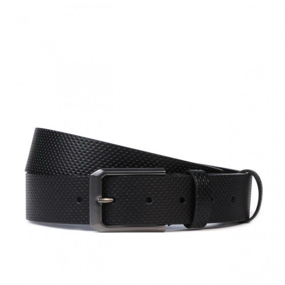 Curea barbati 15bp negru perforat Curea barbati 15bp negru perforat