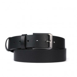 Curea barbati 15bp negru perforat