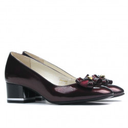 Pantofi eleganti dama 1270 lac bordo