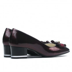 Pantofi eleganti dama 1270 lac bordo