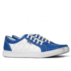 Pantofi sport dama 648 indigo+alb