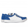 Pantofi sport dama 648 indigo+alb