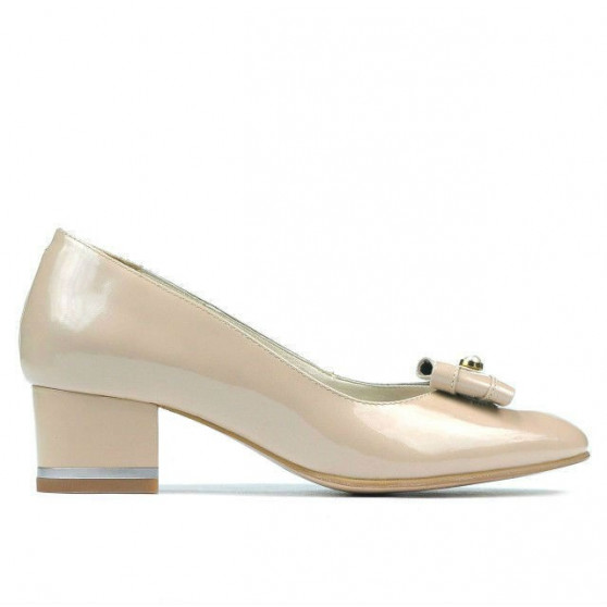 Pantofi eleganti dama 1270 lac ivoriu