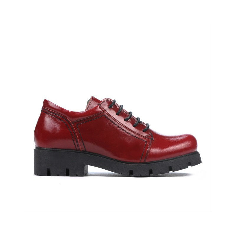 Gyerekcipő 158 lakk bordó