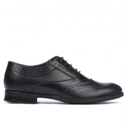 Pantofi eleganti adolescenti 393 negru 