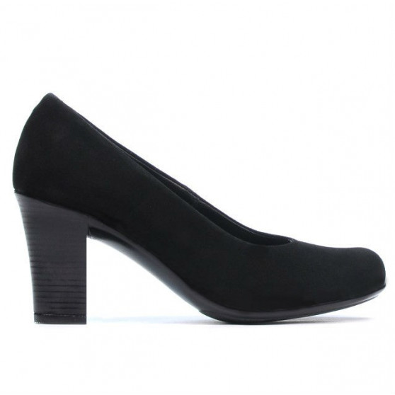 Pantofi casual / eleganti dama 643 negru velur Pantofi casual / eleganti dama 643 negru velur