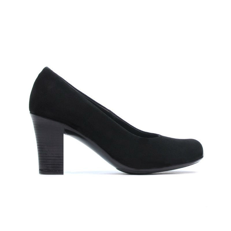 Pantofi casual / eleganti dama 643 negru velur