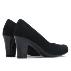 Pantofi casual / eleganti dama 643 negru velur