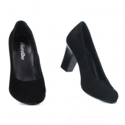Pantofi casual / eleganti dama 643 negru velur