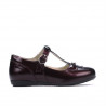 Pantofi copii mici 63c lac bordo