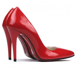 Pantofi eleganti dama 1241 lac rosu