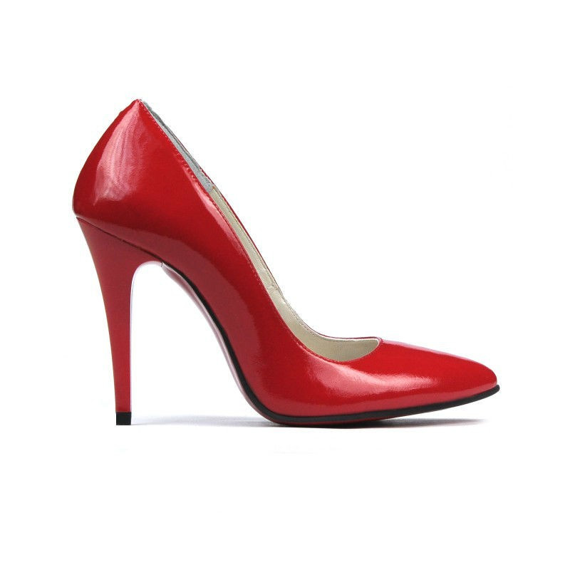 Pantofi eleganti dama 1241 lac rosu