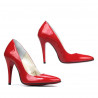 Pantofi eleganti dama 1241 lac rosu