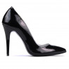 Pantofi eleganti dama 1241 lac negru