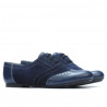 Pantofi casual dama 186 indigo combinat