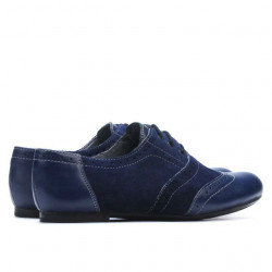 Pantofi casual dama 186 indigo combinat