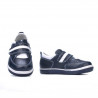Pantofi copii mici 64c indigo+alb