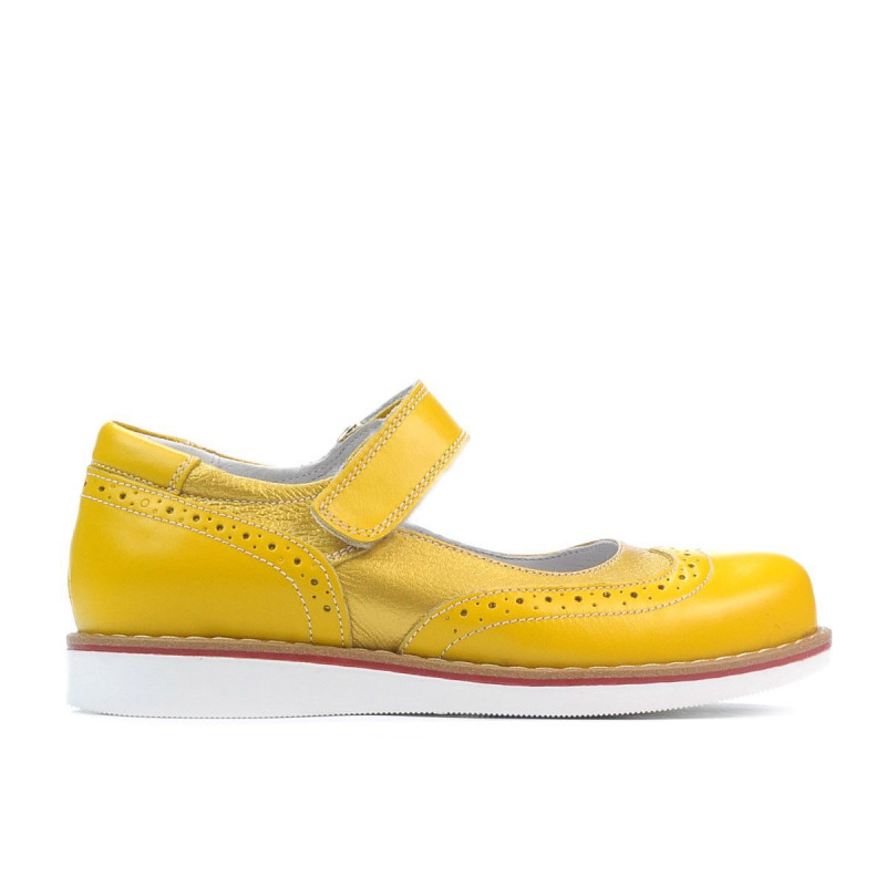 Pantofi copii 153 galben combinat