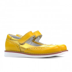 Pantofi copii 153 galben combinat