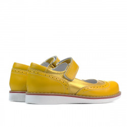 Pantofi copii 153 galben combinat